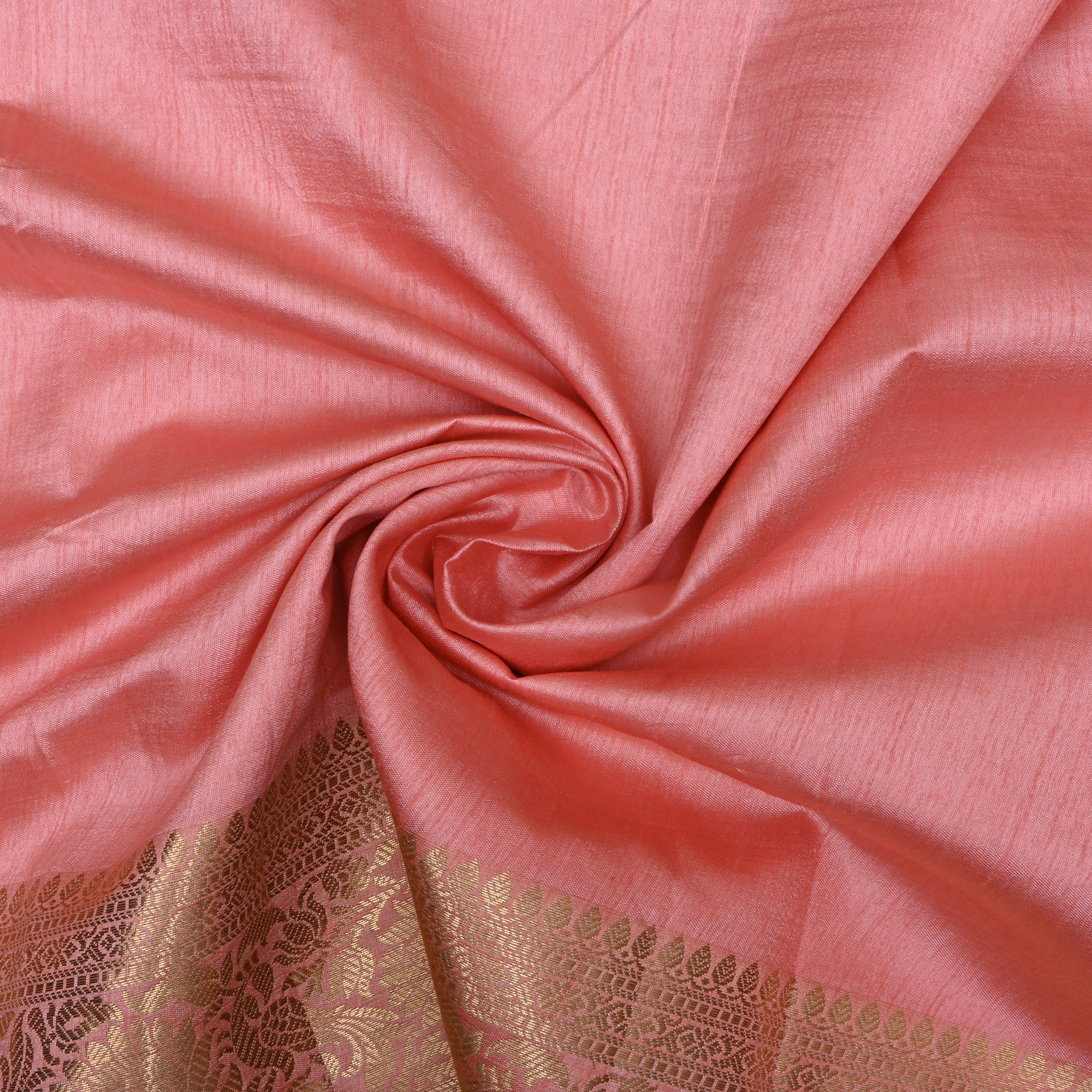 Soft Pink Solid Jamawar Silk Fabric