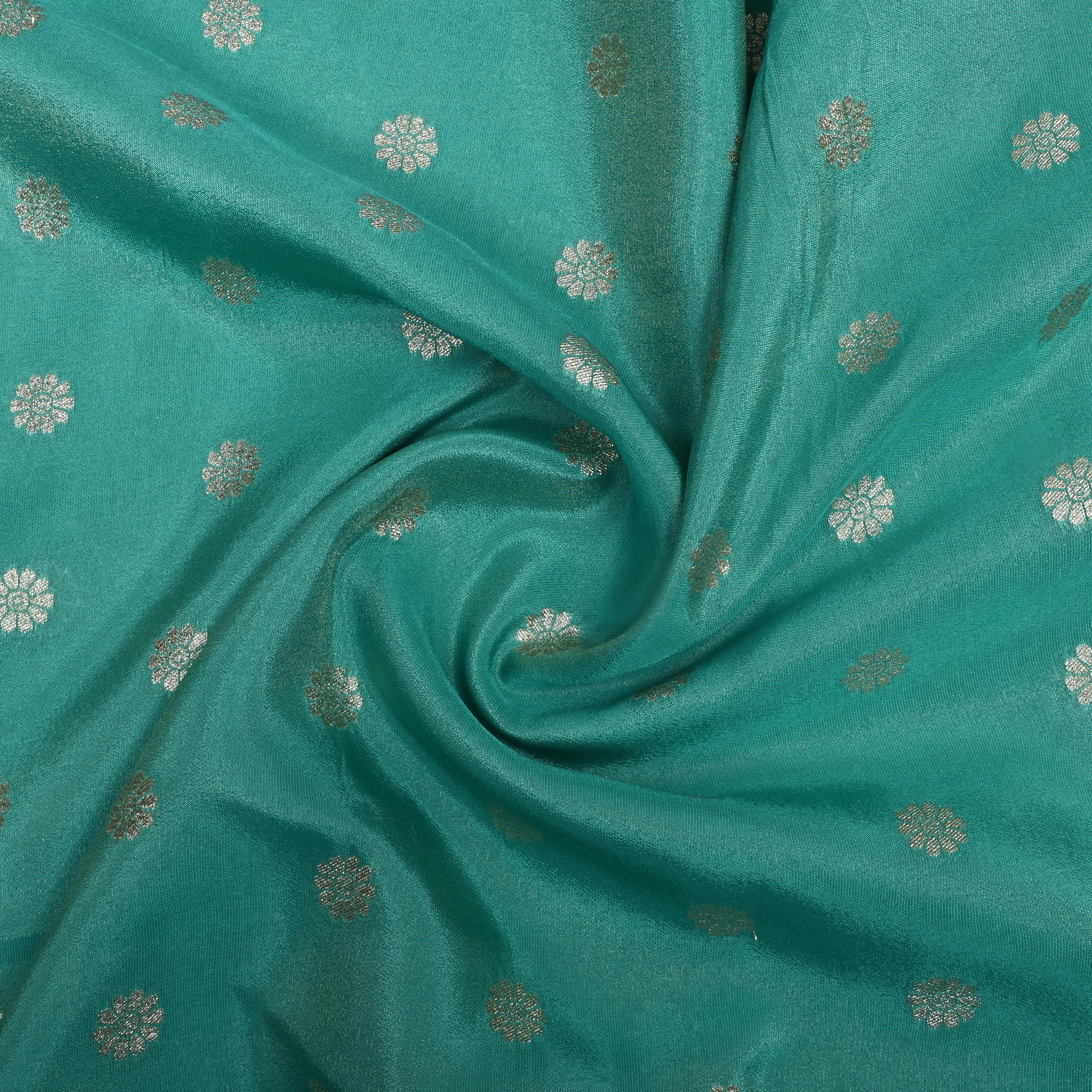 Feroza Zari Woven Tissue Fabric